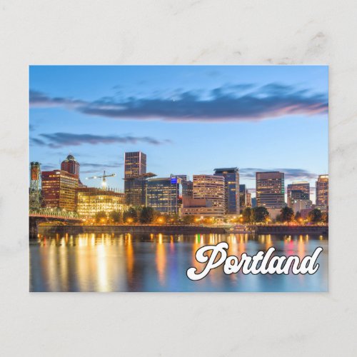 Hello From Portland Oregon United States Postcard