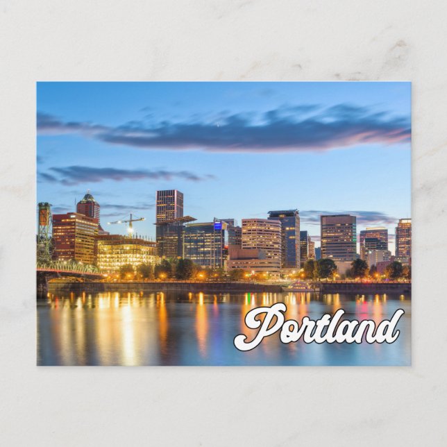 Hello From Portland, Oregon, United States Postcard (Front)