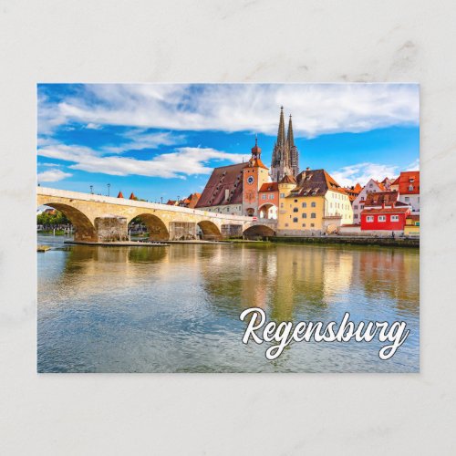 Hello From Regensburg Germany Postcard