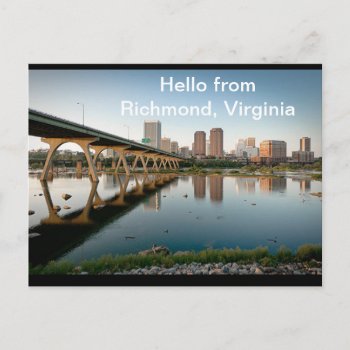 Hello From Richmond  Virginia Postcard by Sandiegodianna at Zazzle