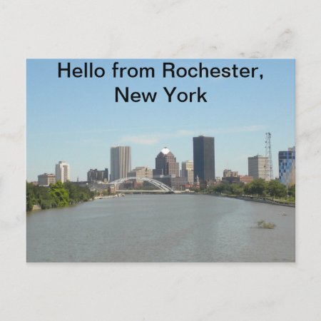 Hello From Rochester, New York Postcard