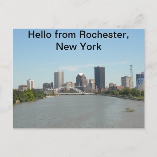 Hello from Rochester New York Postcard