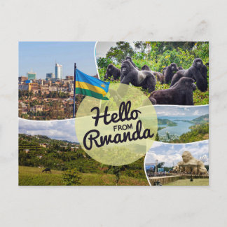 Hello From Rwanda Postcard