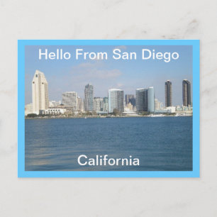 Hello From San Diego, California Postcard