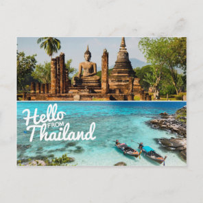 Hello from Thailand Postcard