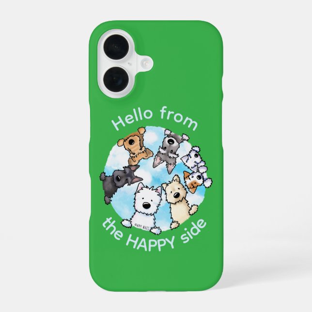 Hello From The Happy Side  Iphone Case (Back)