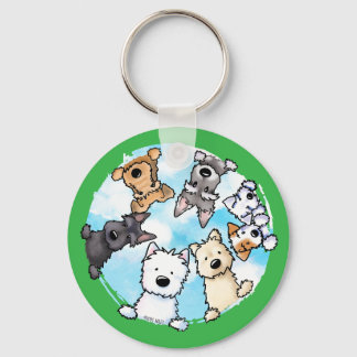 Hello From The Happy Side Keychain