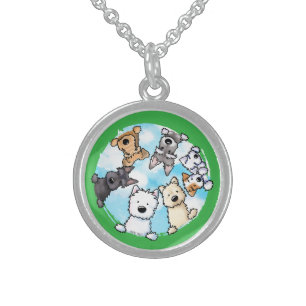 Hello From The Happy Side Sterling Silver Necklace