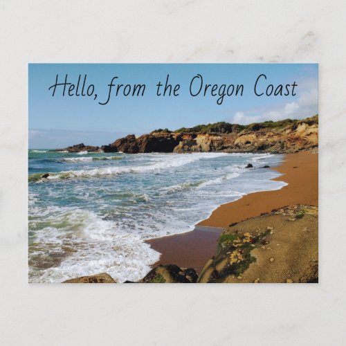 Hello from the Oregon Coast Post card