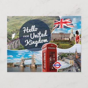 Hello from United Kingdom Postcard