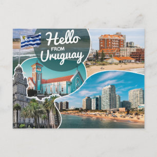 Hello From Uruguay Postcard