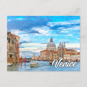 Hello From Venice, Italy Postcard