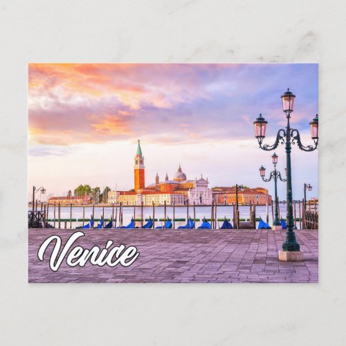 Hello From Venice Italy Postcard