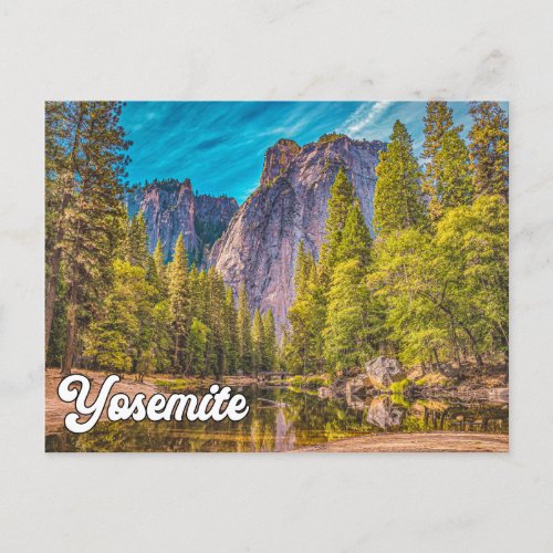 Hello From Yosemite National Park Postcard