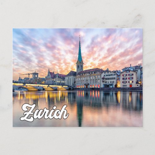 Hello From Zurich Switzerland Postcard