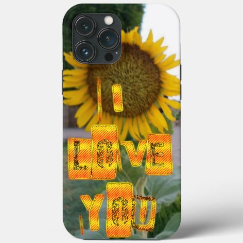 Hello Good Morning I Love You iPhone 13 Pro Max Case