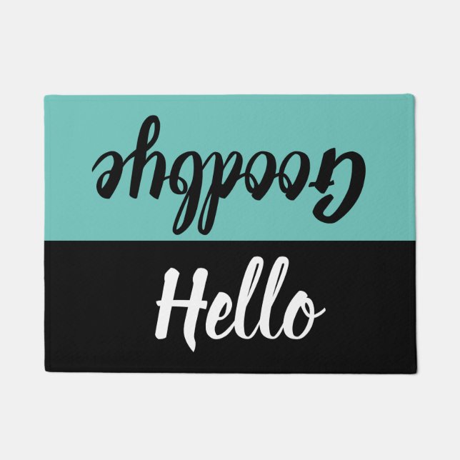 Hello, Goodbye Welcome Doormat (Front)