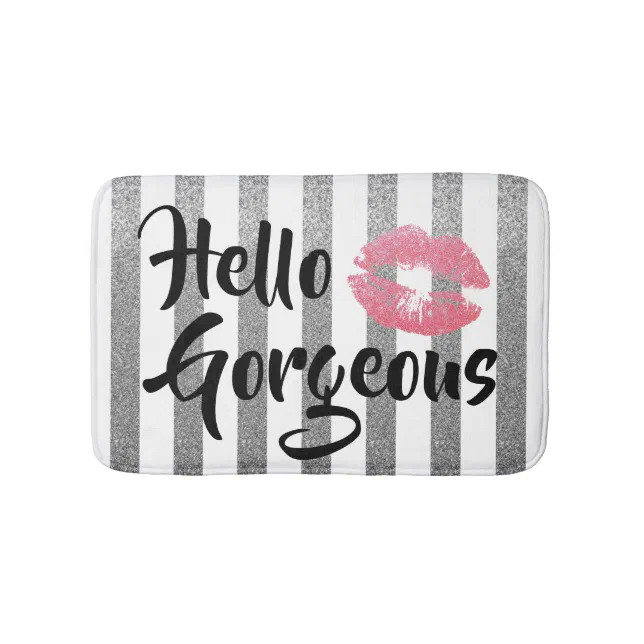 Hello Bath Mat Zazzle