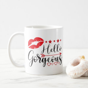Hello Gorgeous Beauty Cosmetologist Makeup Artist Coffee Mug