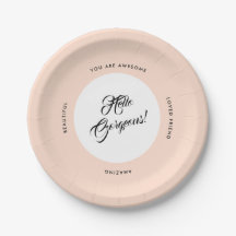 Hello Gorgeous Birthday, Girls Night Out Plates