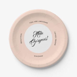 Hello Gorgeous Birthday, Girls Night Out Plates