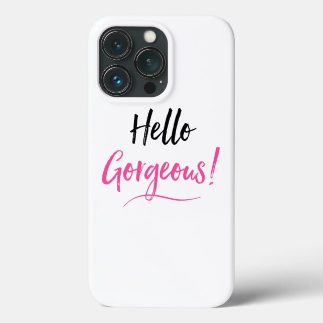“Hello Gorgeous!” Case-Mate iPhone Case (Back)