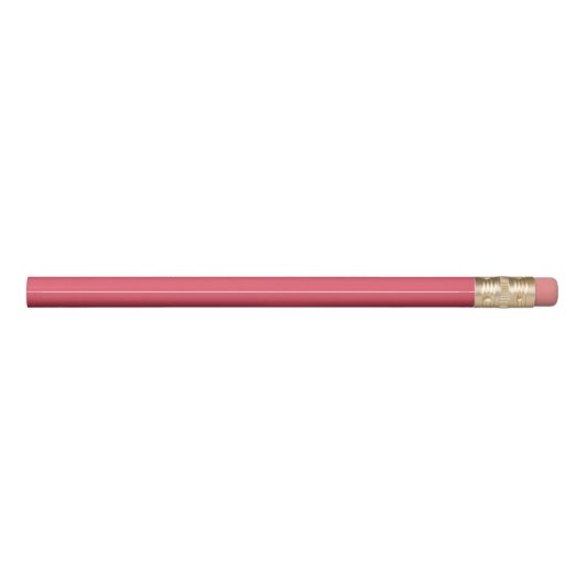 Hello Gorgeous | Coral Pink & White Pencil (Back)