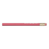 Hello Gorgeous | Coral Pink & White Pencil (Rotated 90)