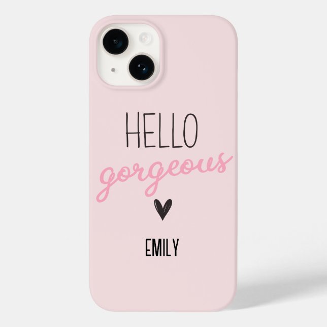 Hello Gorgeous Cute  Case-Mate iPhone Case (Back)