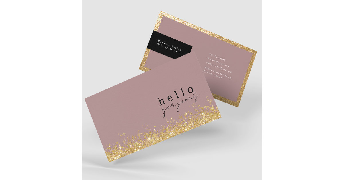 Gold Luxury Business Card Design