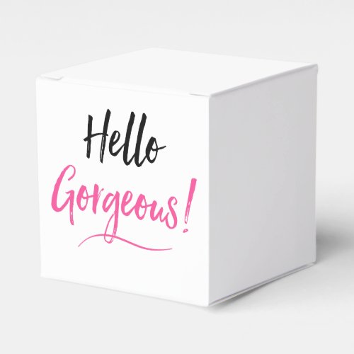 Hello Gorgeous Favor Boxes