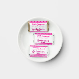 Hello Gorgeous Galentine’s Day Cute Pink Heart Hershey's Miniatures