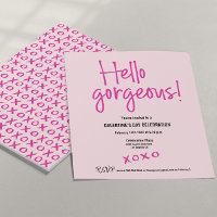 Hello gorgeous Galentine's Day xoxo pink custom