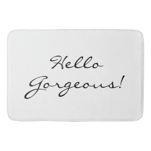 Hello Gorgeous Large Bath Mat