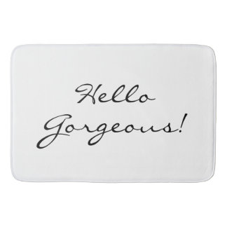 Hello Gorgeous Large Bath Mat