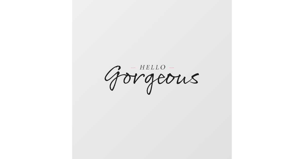 Hello Wall Decal Zazzle