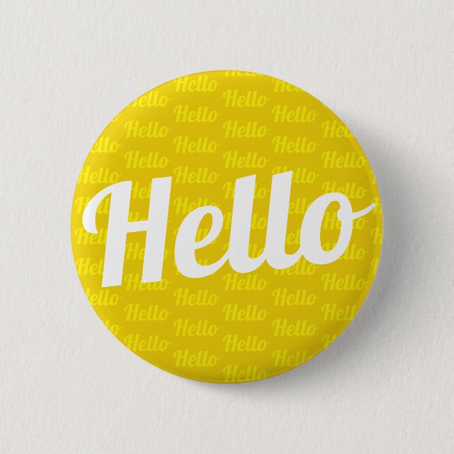 Hello greeting button (Front)