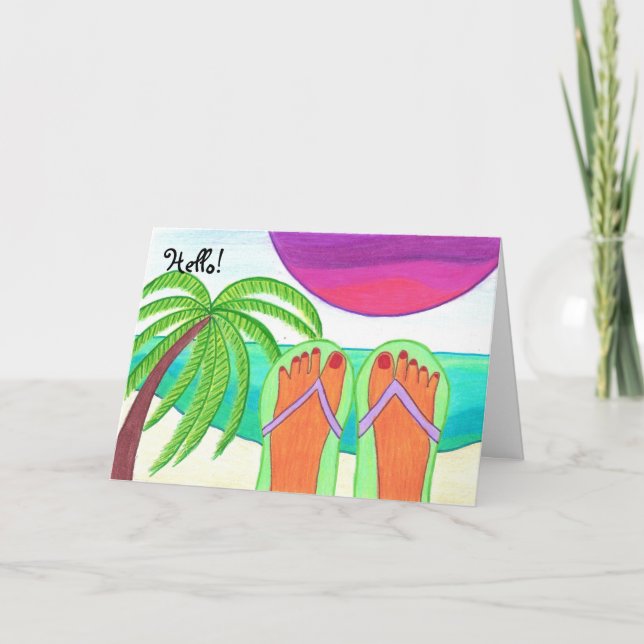 Hello! greeting card (Front)