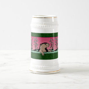 Hello, Groundhog's Shadow - Beer Stein