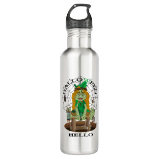 Hello Halloween Stainless Steel Water Bottle