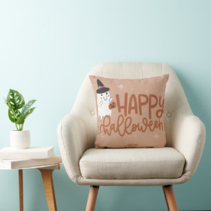 HELLO HALLOWEEN THROW PILLOW