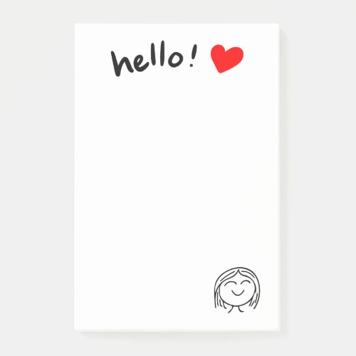 Hello Happy Post_it Notes