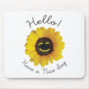 Hello ! Have a nice day Mouse Pad