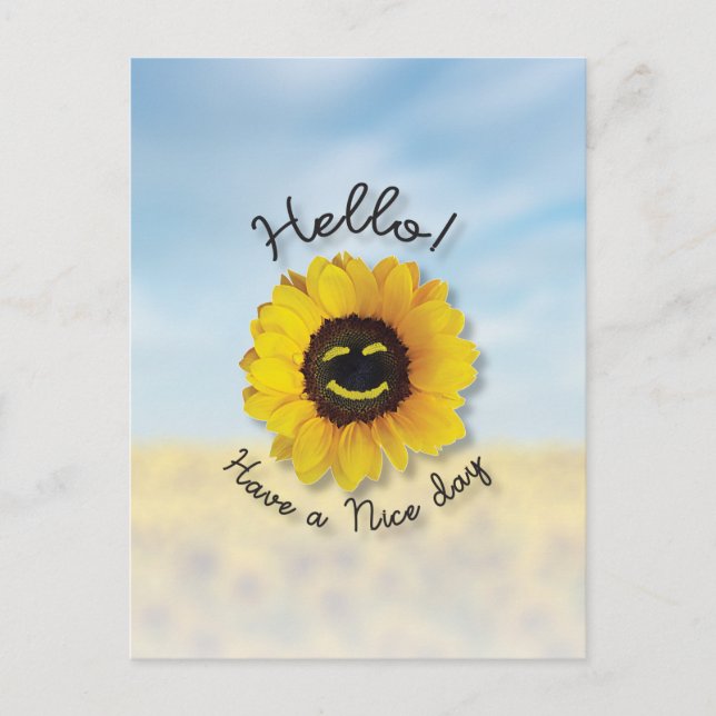 Hello ! Have a nice day Postcard (Front)
