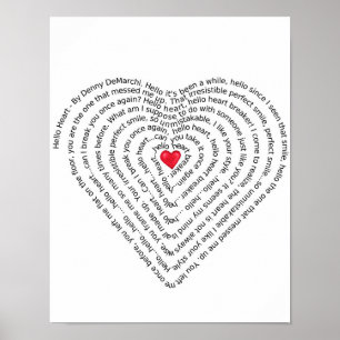 Hello Heart Song Lyrics by Denny DeMarchi Poster