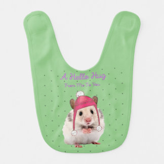 Hello Hug Hamster Baby Bib