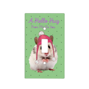 Hello Hug Hamster Light Switch Cover