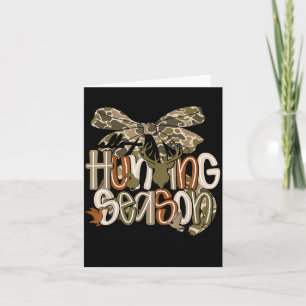 Hello Hunting Season Goodbye Husband Funny Deer Card