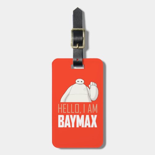 Hello I am Baymax Luggage Tag