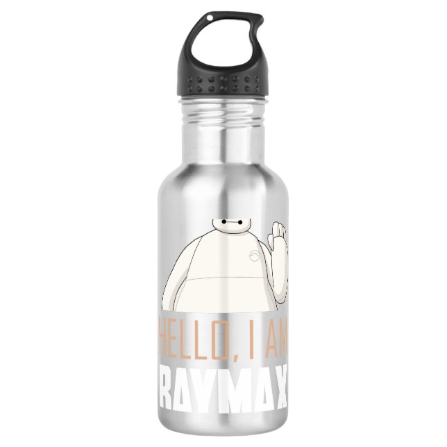 Hello, I am Baymax Stainless Steel Water Bottle (Front)